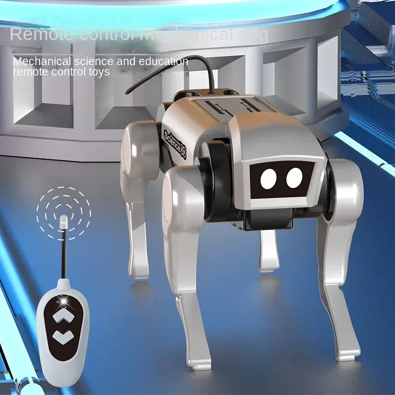Rc Robot Children's Remote Control Mechanical Dog Toy Science Teaching