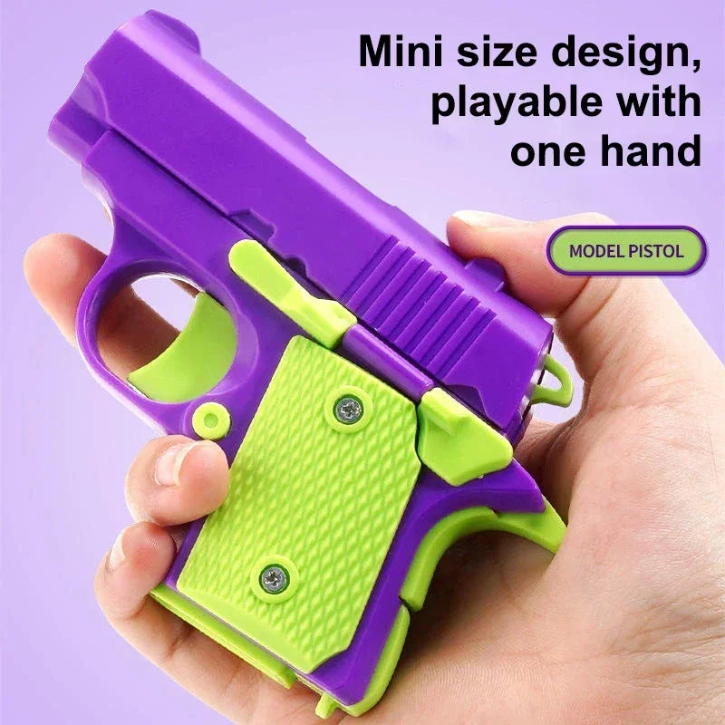 Mini Gravity Printing 1911 Children'S Toy Guns Model Fidget Toy for