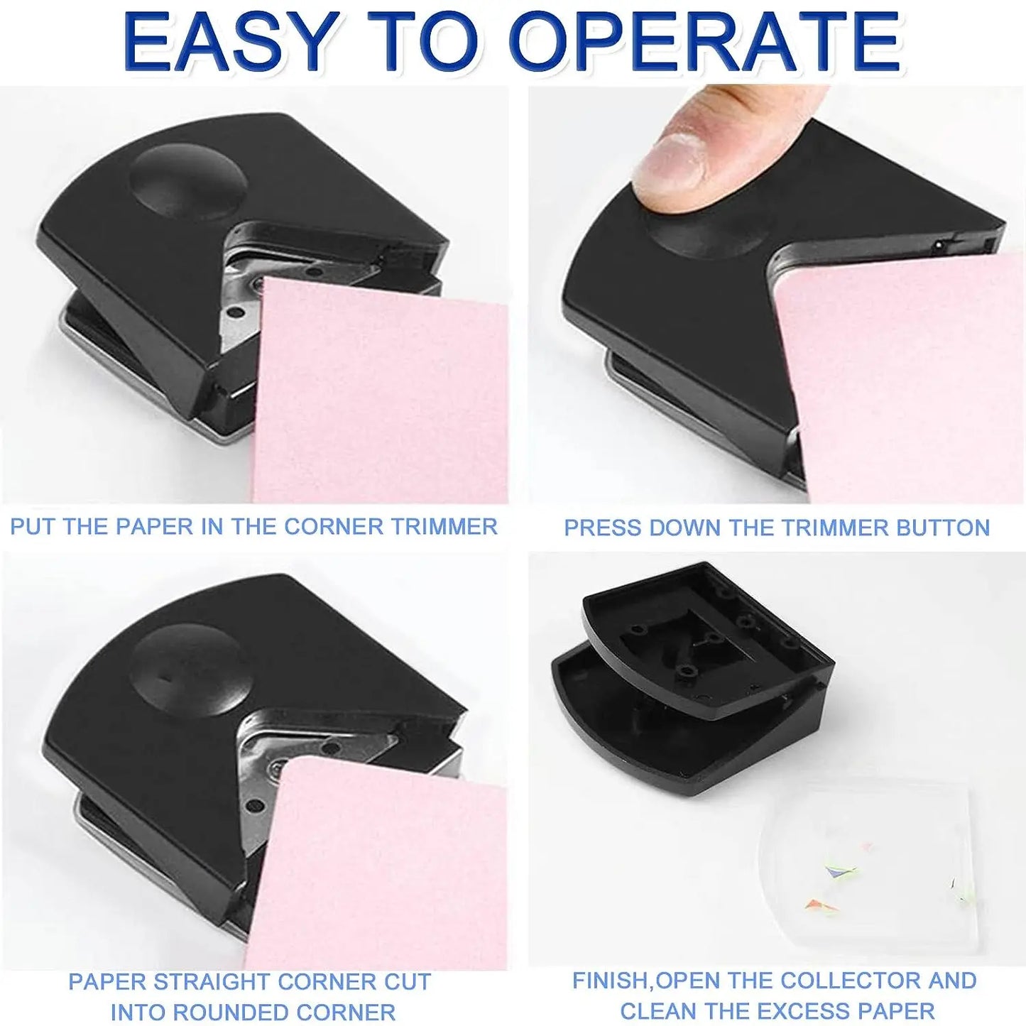 Corner Rounder R4 Corner Punch Portable Paper Trimmer Cutter For Cards