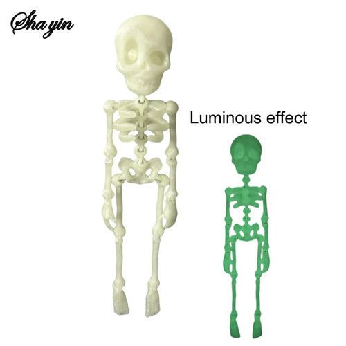 1Pc Magnetic Poseable Skull Fridge Magnet Funny Halloween Gift Easter