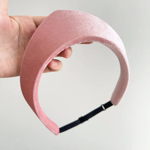 1PC Velvet Smooth Headband for Women,Winter Leisure Vintage Headband