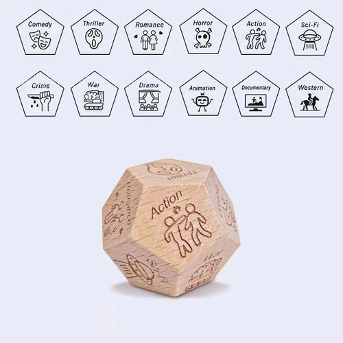 Dice for Her Him Couples Gift Ideas Food Decision Dice Games Christmas