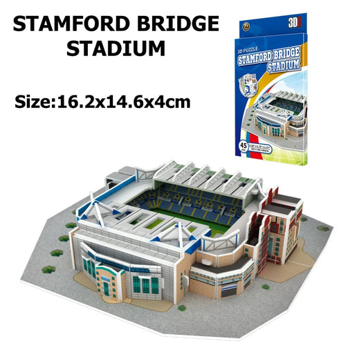 Miniature Football Field 3D DIY Puzzle World Famous Stadiums Models
