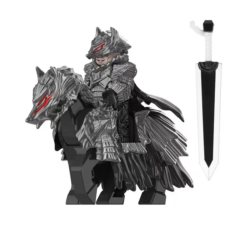 Medieval Round Table Knights Assemble Compatible Bricks Berserk Guts
