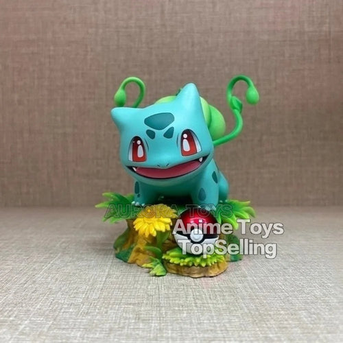 10cm/3.94in Anime Pokemon Figure Bulbasaur Action Figures Pvc
