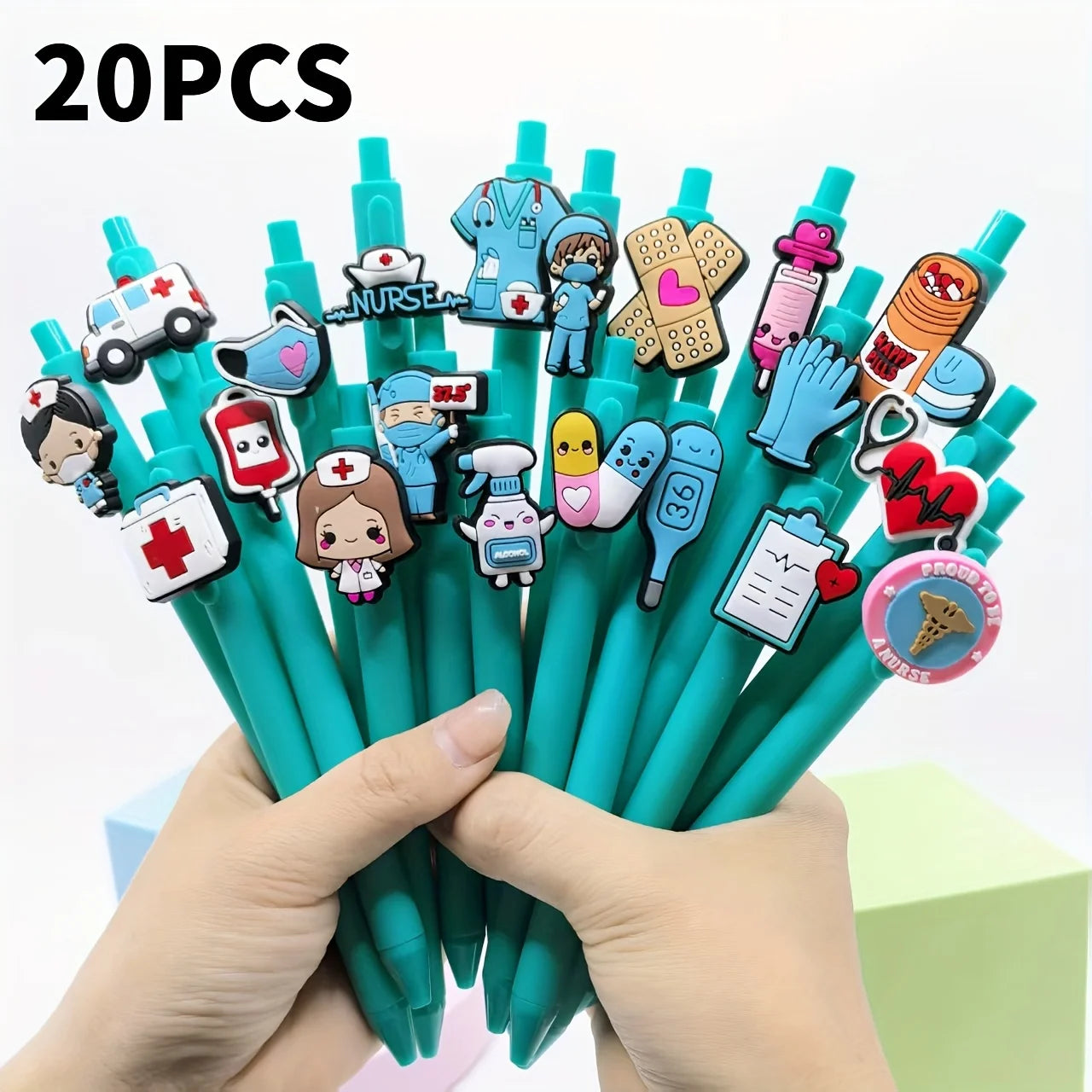 20/30/5pcs Nurse Doctor Writing Gel Pens Medical Record Pen Nurses Day