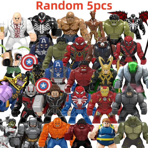 Blind Box Mini Building Blocks PG1806 Figures Big Goblin Spiderman