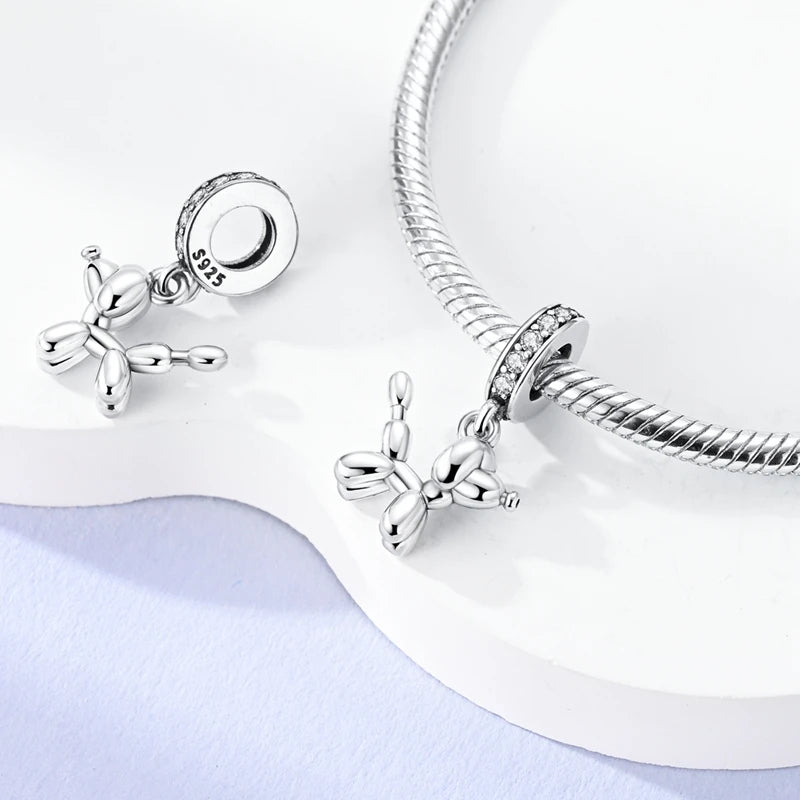 925 Sterling Silver Charms Beads Pendant Tree of Life Dog Elephant