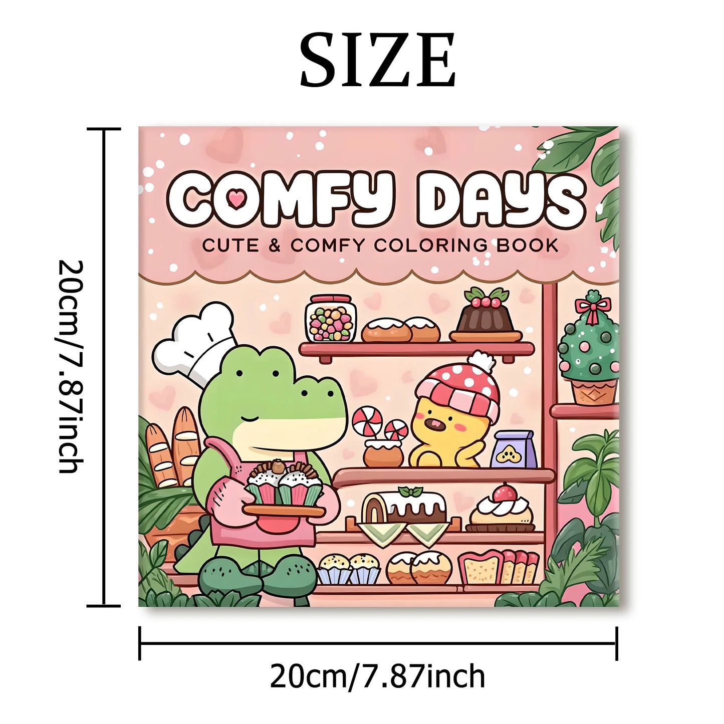 COMFY DAYS Bold-easy Patterns Coloring Book for Adults Horror Drawing