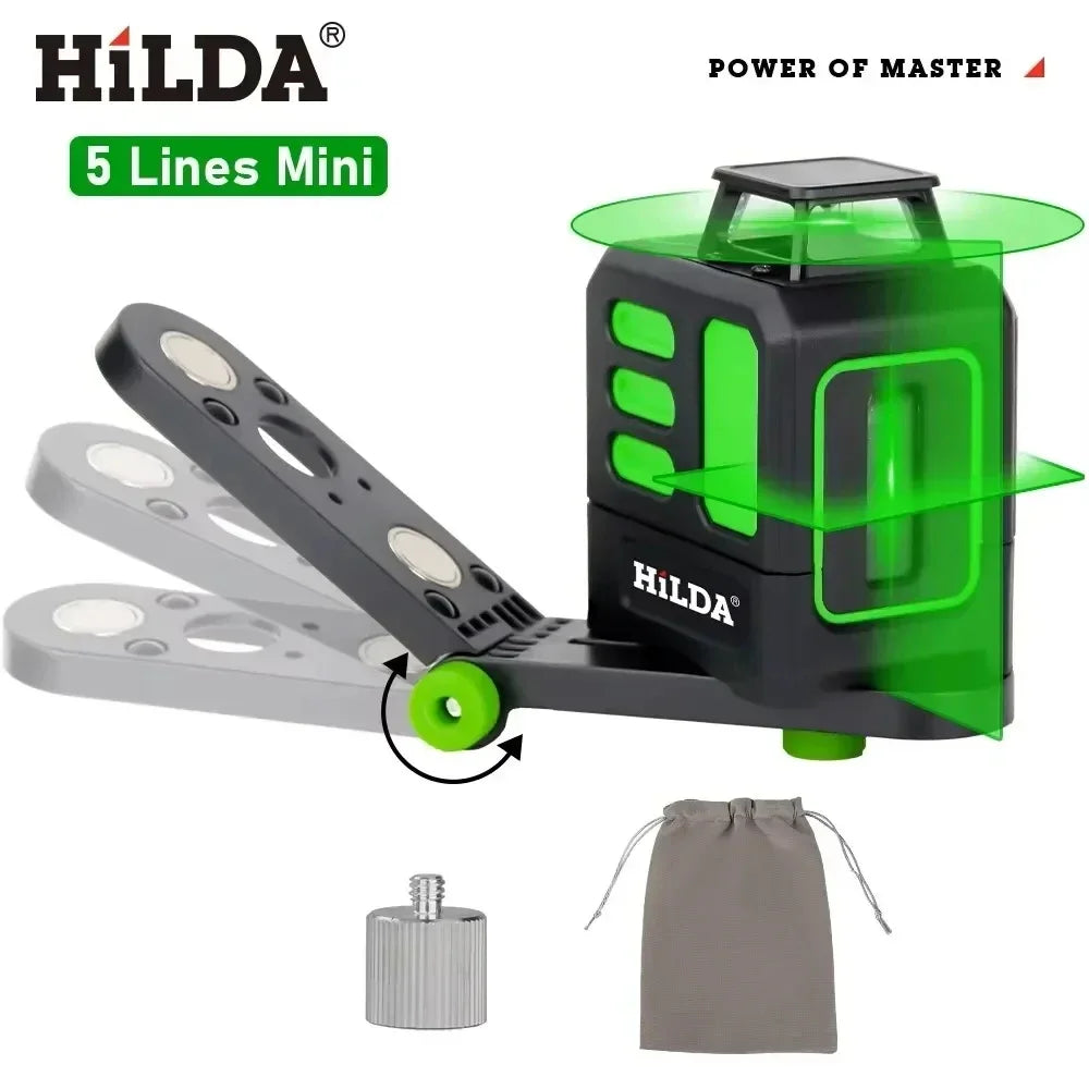 HILDA Laser Level 2 lines/5 Lines 360 Automatic Leveling Level