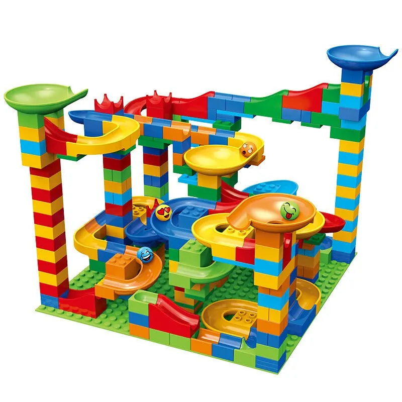 Children's Slide Small Block Block Assembly Particles DIY Educational