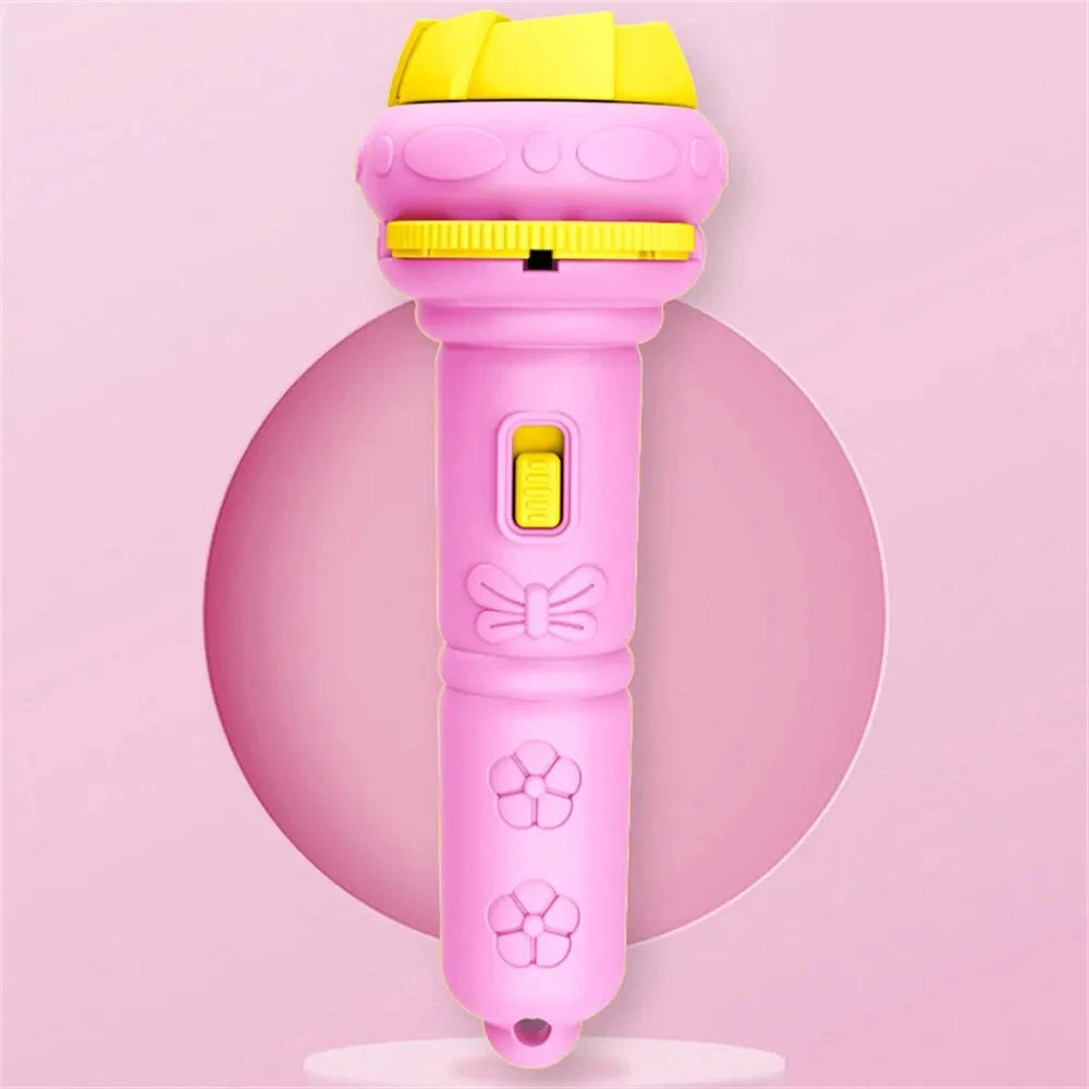 10Pcs Cards Cartoon Projection Flashlight Patterns Creative Children