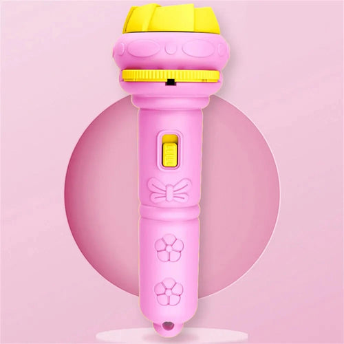 10Pcs Cards Cartoon Projection Flashlight Patterns Creative Children