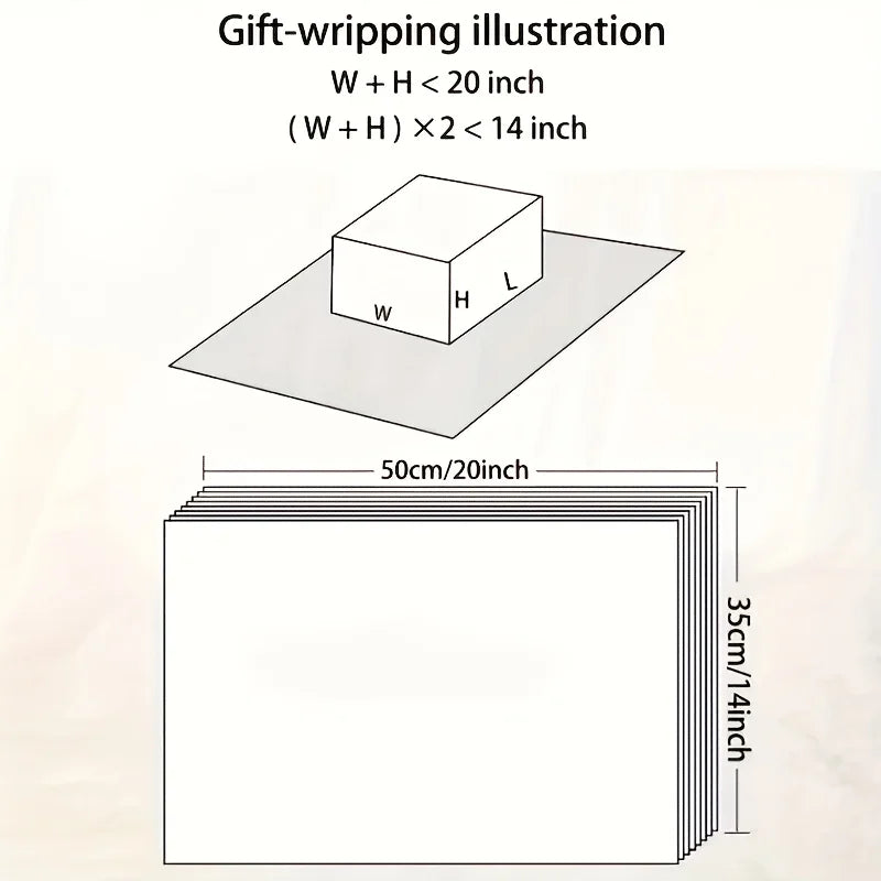 10/20 Sheets of Christmas Lantern Pattern Tissue Paper, 20*14inch Gift