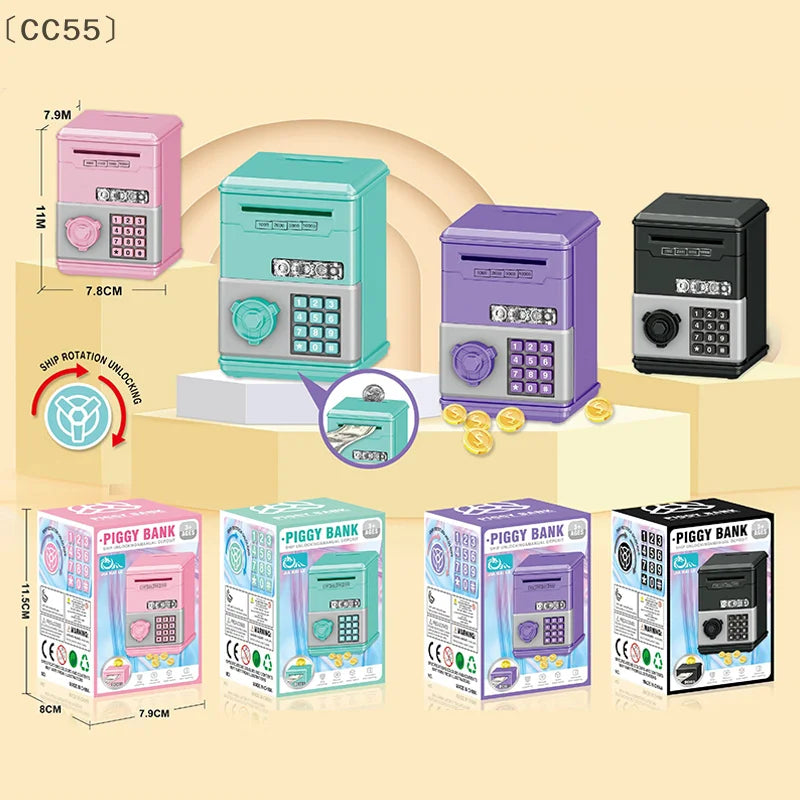 〔CC55〕Creative Mini Size Savings Bank Children's Storage Piggy Bank