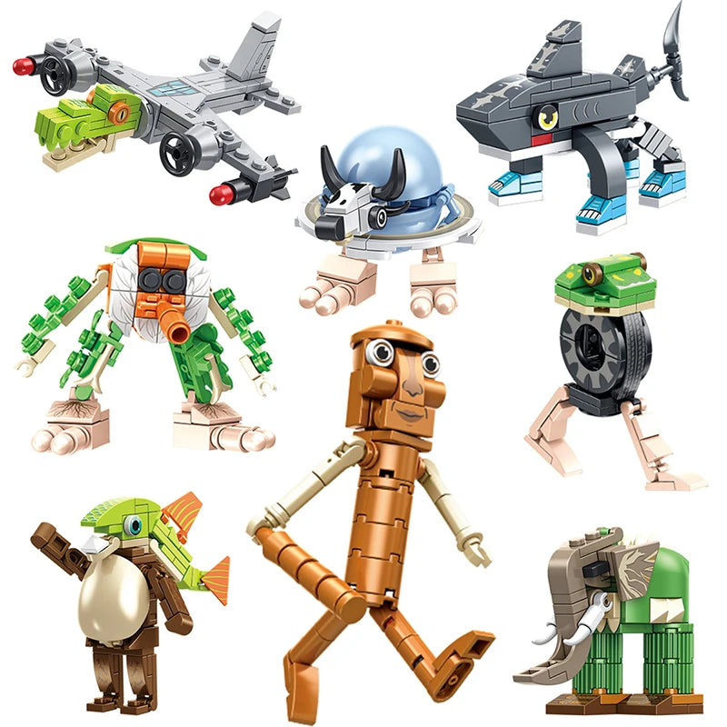 Tung Tung Sahur‌ Figure Block Toy Tralalero Tralala‌，LiriLi