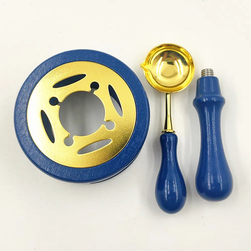 2/3pcs Wax Seal Set Wood Wax Melting Lacquer Furnace With