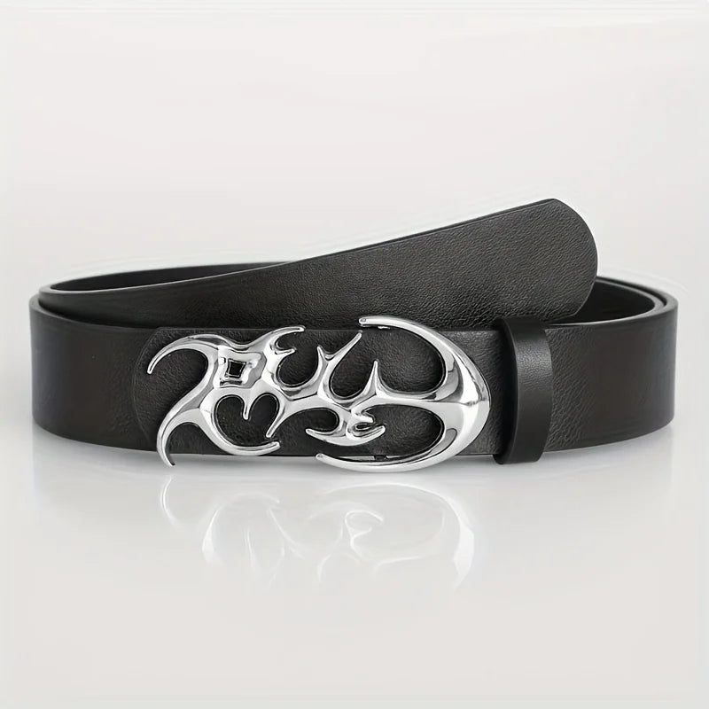 New Stylish Geometric Alloy Needle Buckle Fashion Punk Belt For Men
