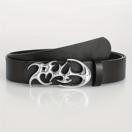 New Stylish Geometric Alloy Needle Buckle Fashion Punk Belt For Men