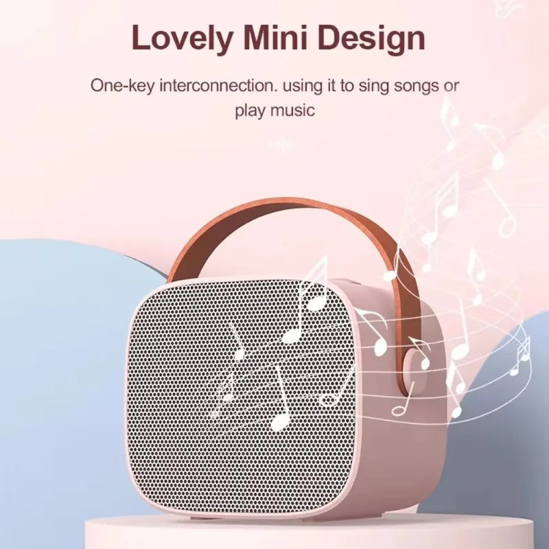 Portable Wireless Dual Microphones Karaoke Machine HomeKTV DSP System