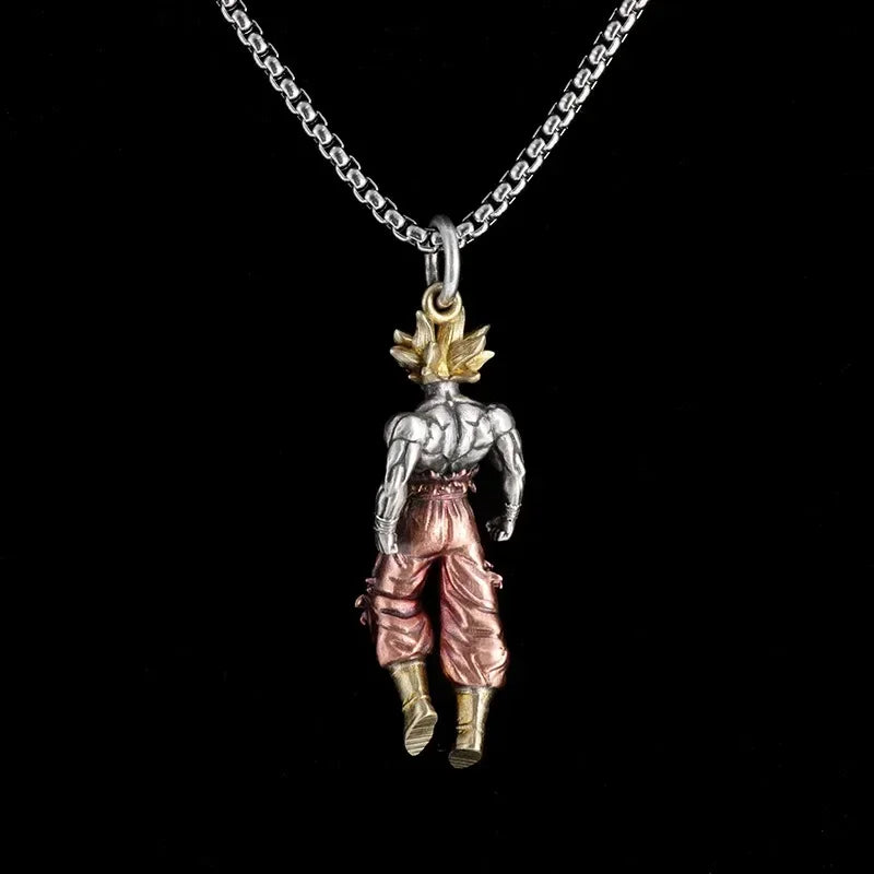 Dragon Ball Son Goku Metal Necklace Anime Characters Men Women Retro
