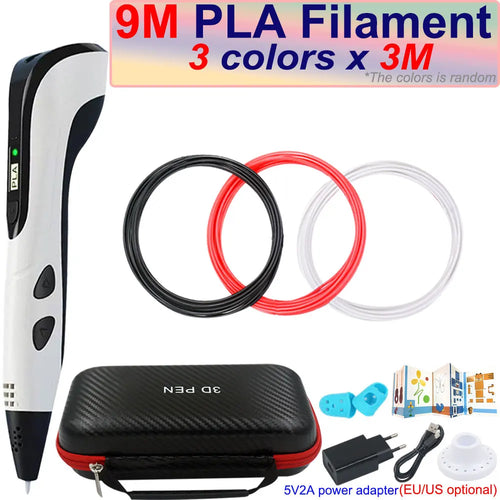 New Children's 3D Pen 3D Printing Pen with LCD Screen 200M PLA and
