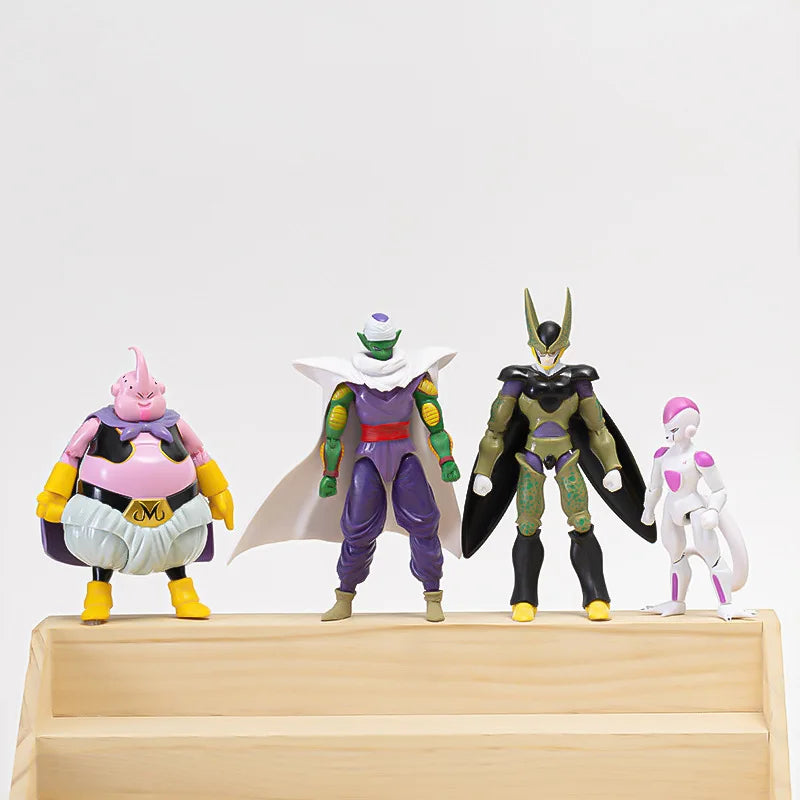 Hot-blooded Super Anime Action Figures Set - Son Goku Son Gohan Vegeta