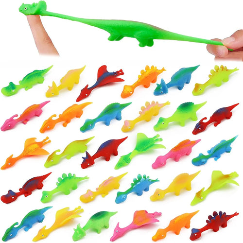 5-20Pcs Colorful Finger Catapult Dinosaur Games Kids Birthday Baby