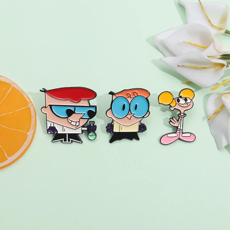 2-9pcs/set Cartoon Characters Collection Enamel Pins Cool Cute Anime
