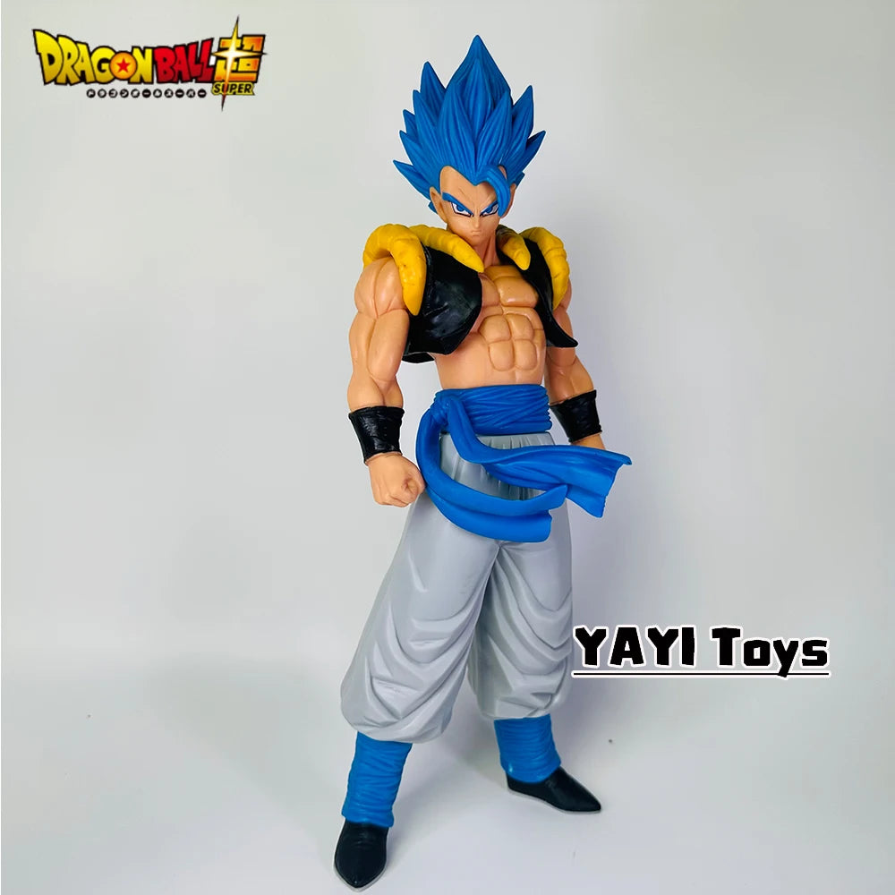 31CM Anime Dragon Ball Z Super Saiyan Blue Gogeta PVC Action Figure