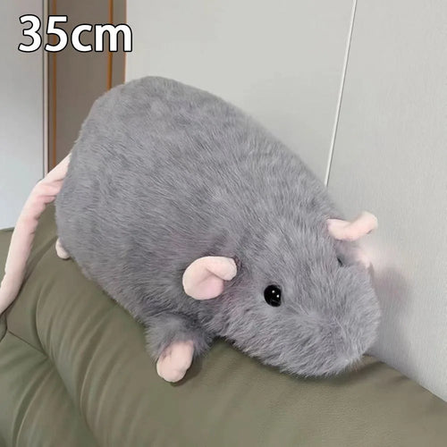Cute 35/50cm Mouse Doll Plush Oversized Flower Branch Rat Doll Cartoon