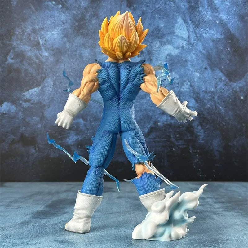 27cm Dragon Ball Z Majin Vegeta Anime Figure Self-destruct Super