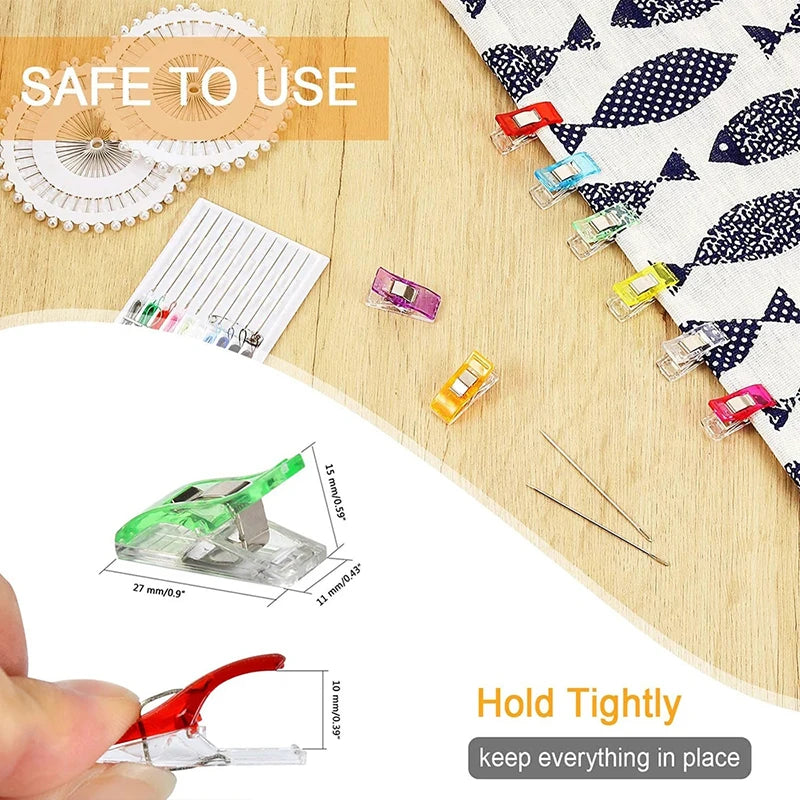50PCS Sewing Clips Colorful Clips Multipurpose Plastic Craft