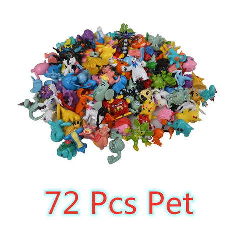 144 Style Pokemon Figure Toys Anime Pikachu Action Figure Model