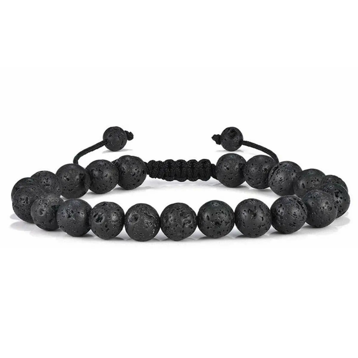 3 Style 8mm Natural Tiger Eyes Lava Rock Protection HANDMADE Bracelet