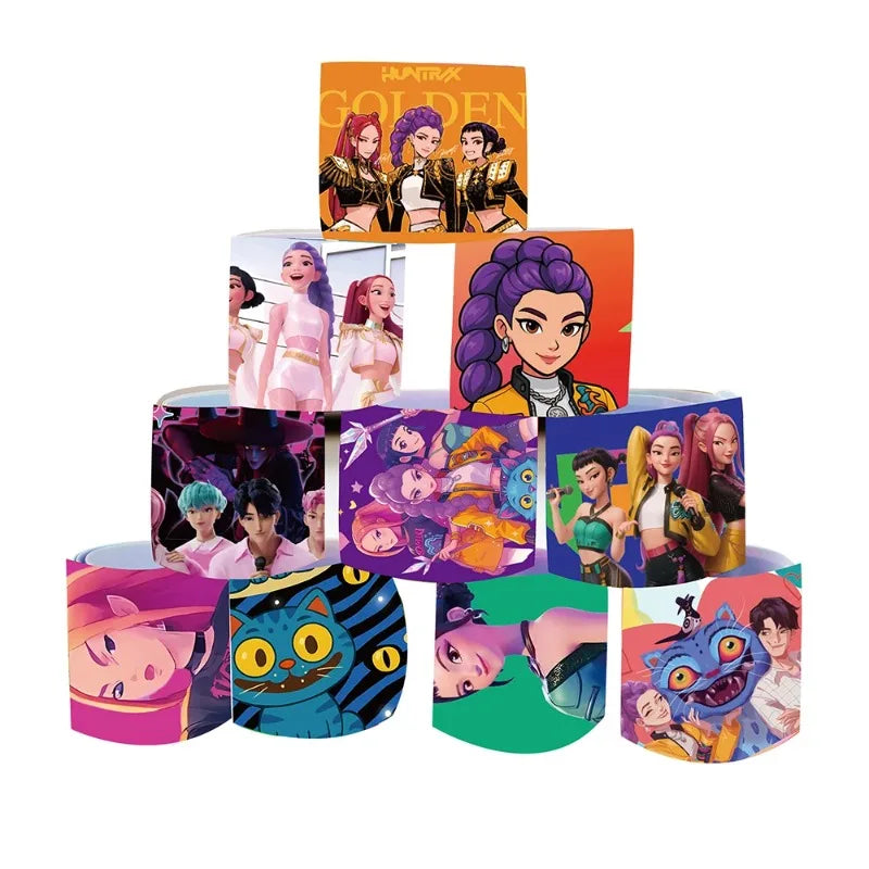 HOT Kpop Demon Hunters Slap Snap Bracelets Party Favors Birthday