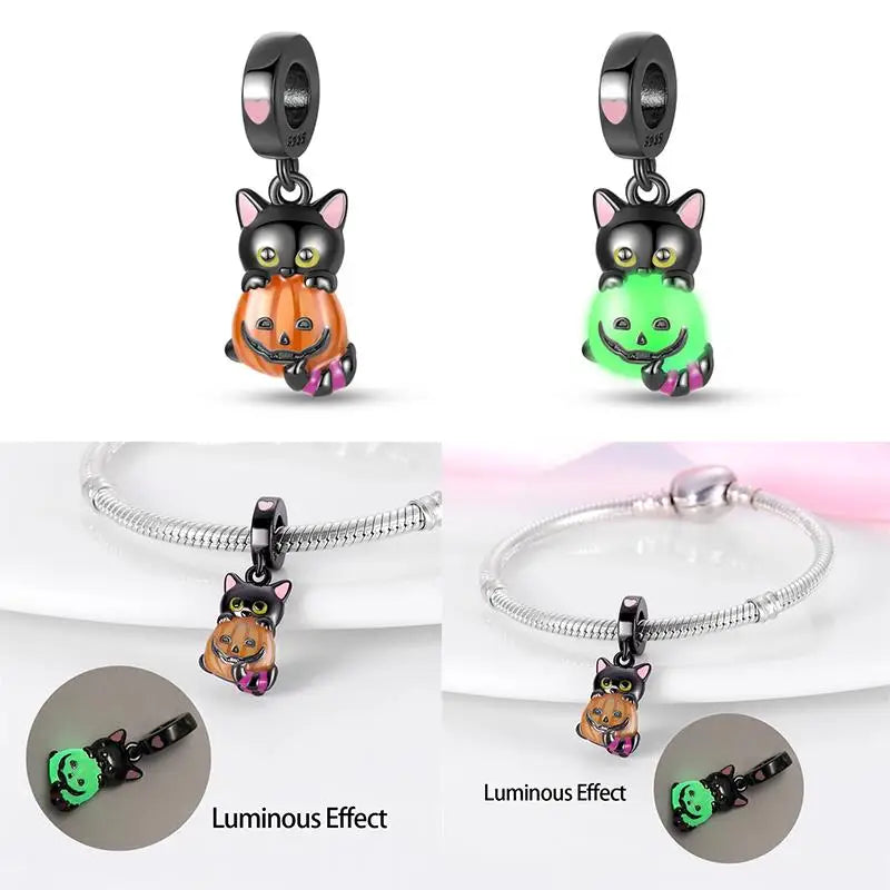 2024 New 925 Sterling Silver Luminous Charm Beads for 3mm Original