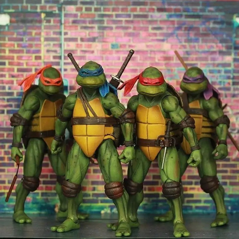 Neca Ninja Turtles 1990 Movie Version Limited Edition 7 Inch Posable