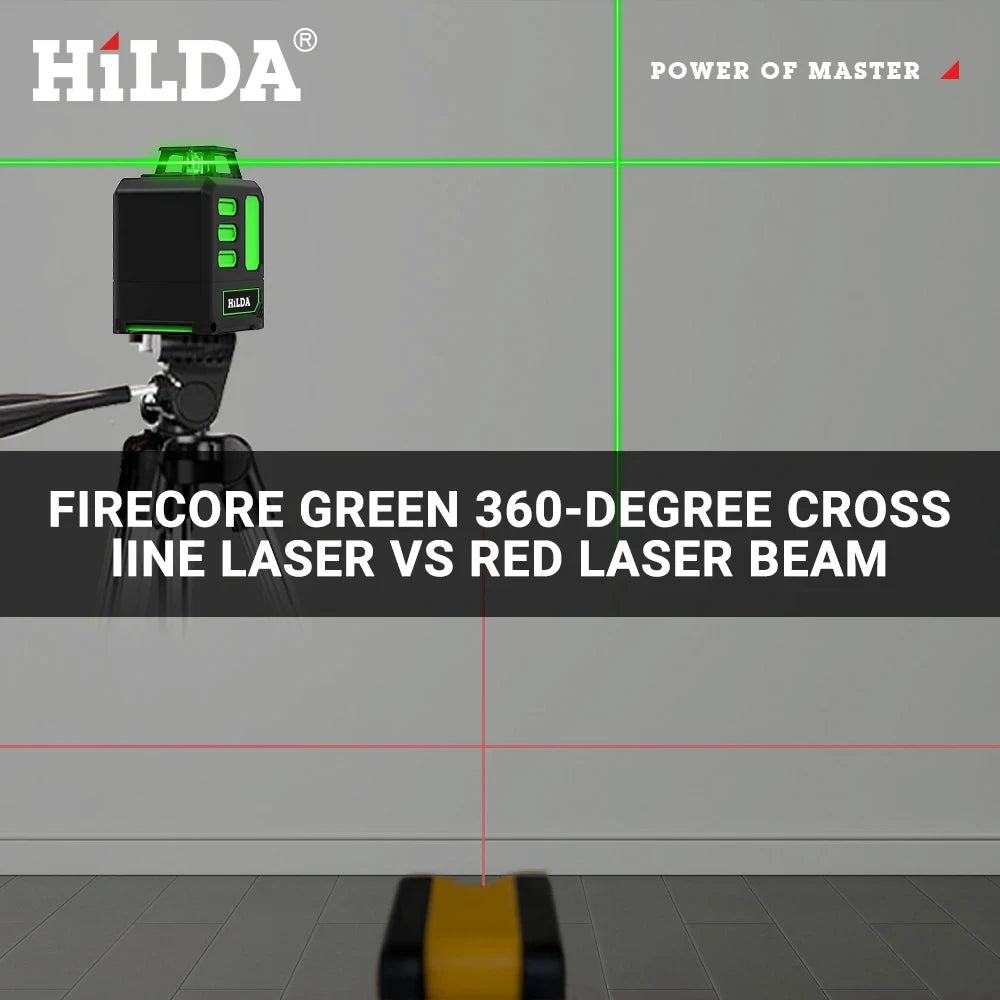 HILDA Laser Level 2 lines/5 Lines 360 Automatic Leveling Level