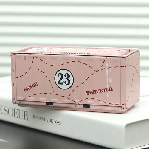 Mini Iron Storage Box Miniature Storage Display Box Desktop Mini