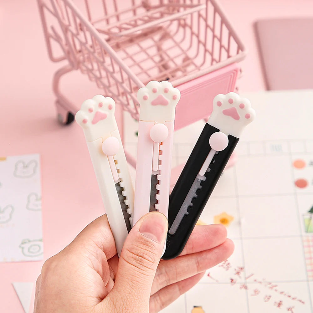 Mr.Paper Mini Portable Cat Claw Utility Knife Cute Creative Exquisite