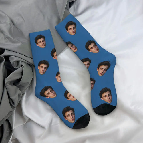 Customized face-shaped socks  Unisex customized socks  Personalized