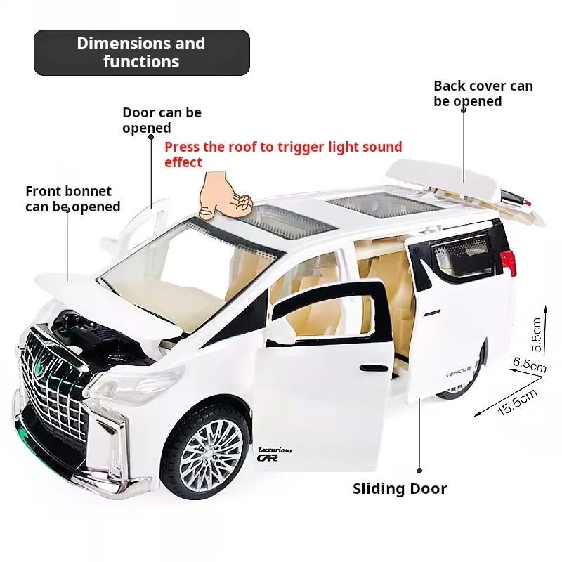 Children's Inertia Pull back Car Toy with Lighting Sound Simulation