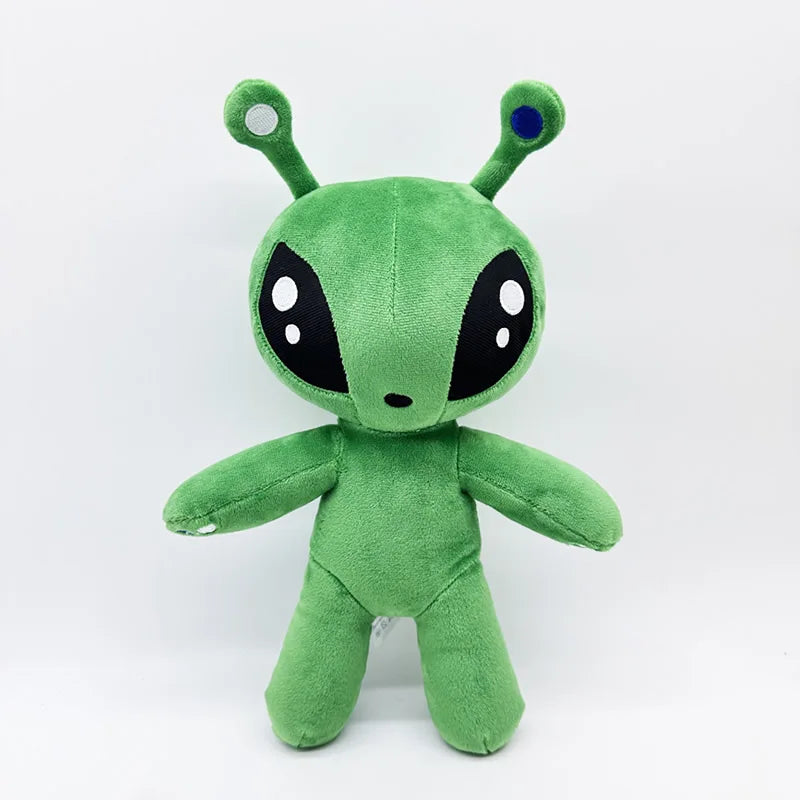 30cm Green Alien Plush Toy Anime Tentacled Horn Alien Monsters Horror