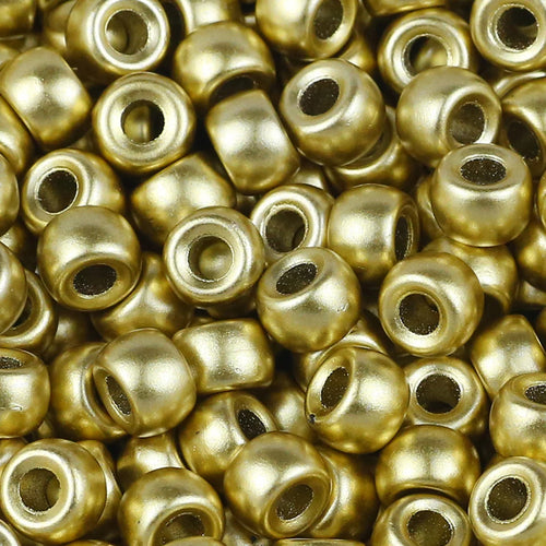 100/400pcs 6x9mm Solid Color Large Hole Pony Beads DIY Jewelry Making
