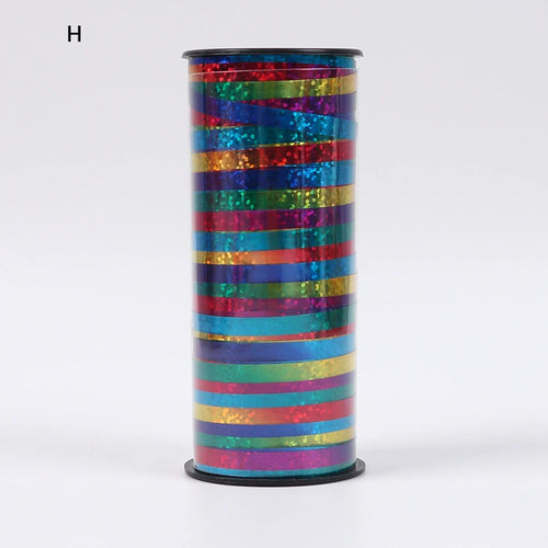 100Yards/Roll Glitter Curling Ribbons Balloon Ribbons Gift Wrap