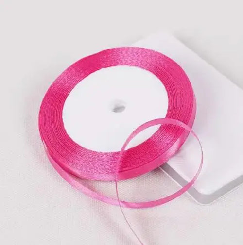 25Yards 6mm Silk Satin Ribbons for Crafts Bow Handmade accessories for