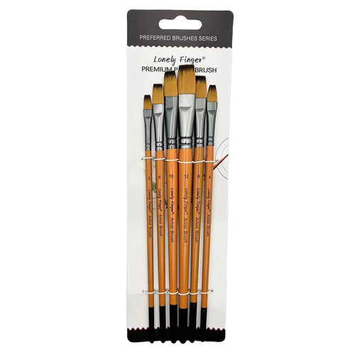 6pcs Artist Paint Brushes Set Artist Paintbrushes For Acrylic Oil