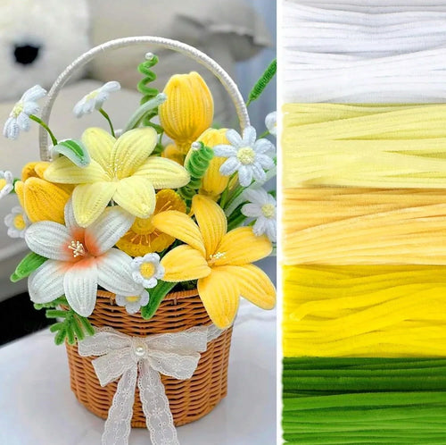 500/600 Pieces Pipe Cleaners Chenille Stems 12 Inch Craft Supplies