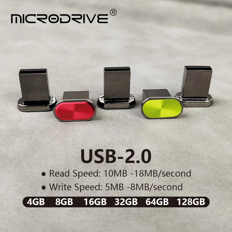 Super Mini USB Flash Drive Waterproof Pendrive 64GB 32GB 16GB 8GB 4GB